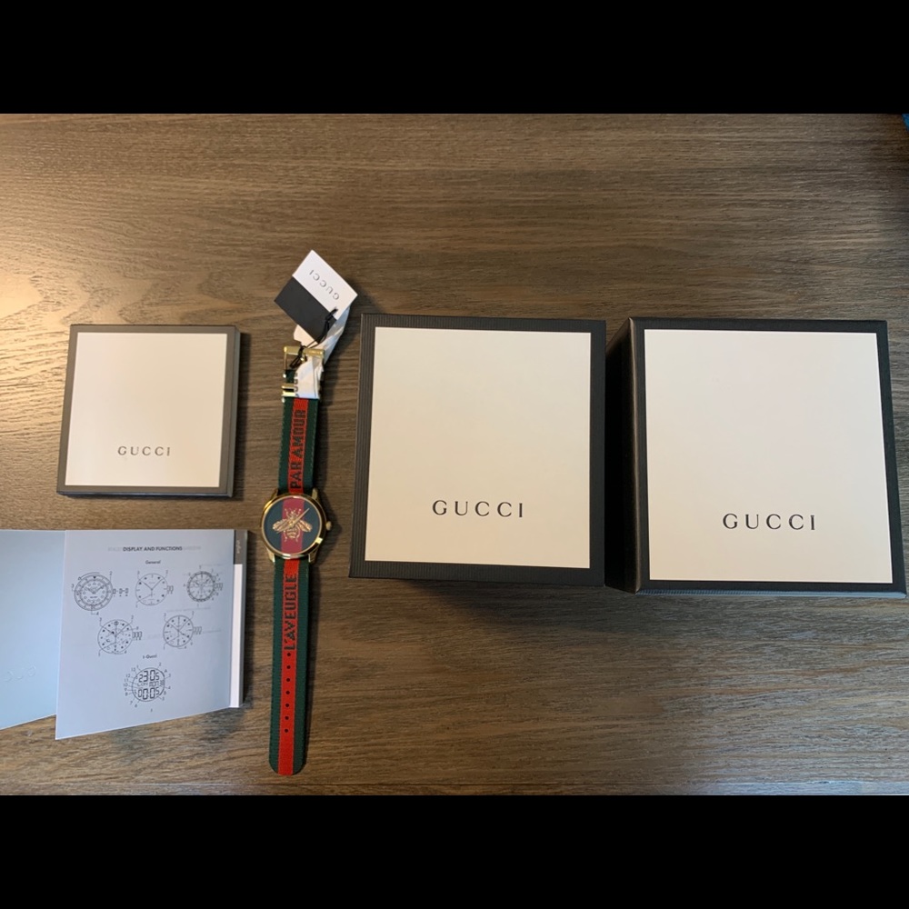 G-Timeless Gucci bee watch - Picture 7 of 8